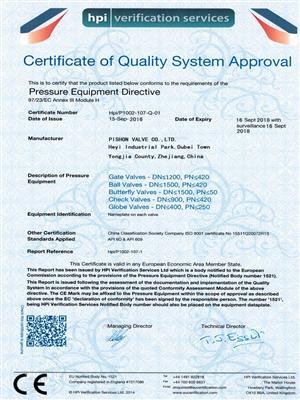 CE certificate